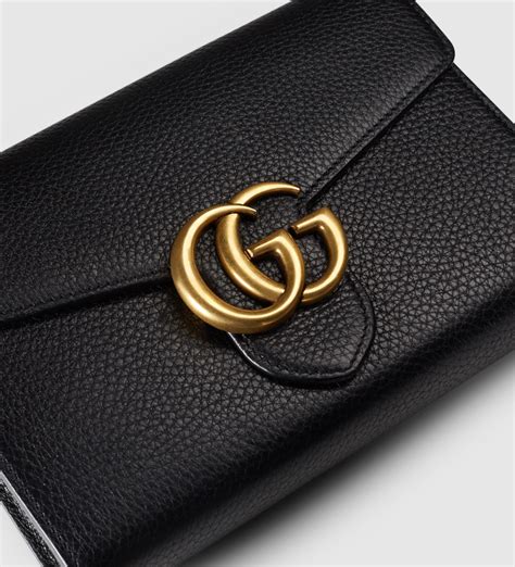 gucci marmont wallets|gucci gg marmont wallet on chain.